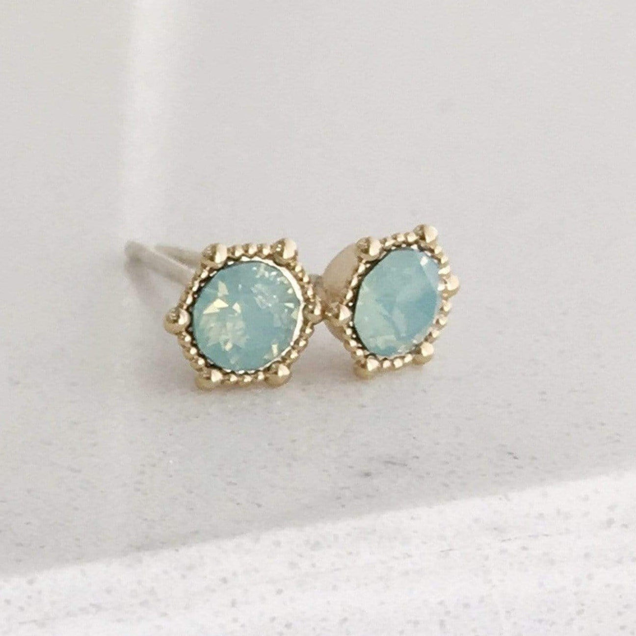 Astrid Stud in Pacific Opal