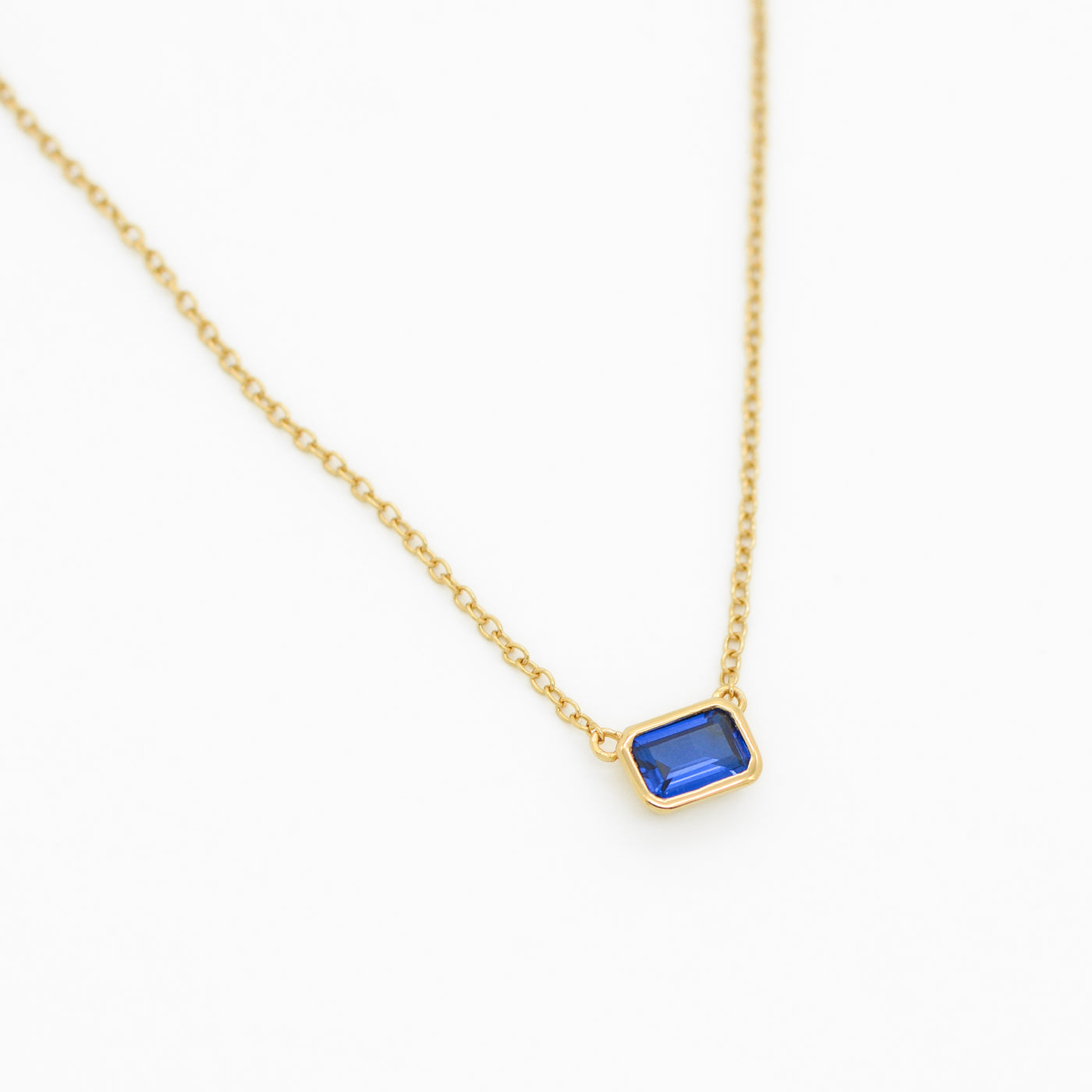 Vienna Necklace in Sapphire CZ