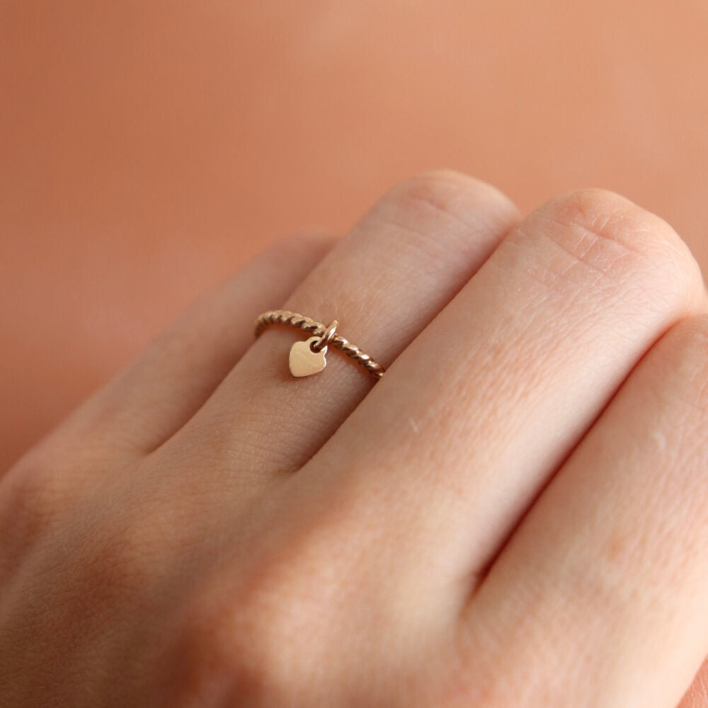 Heart Charmed Ring
