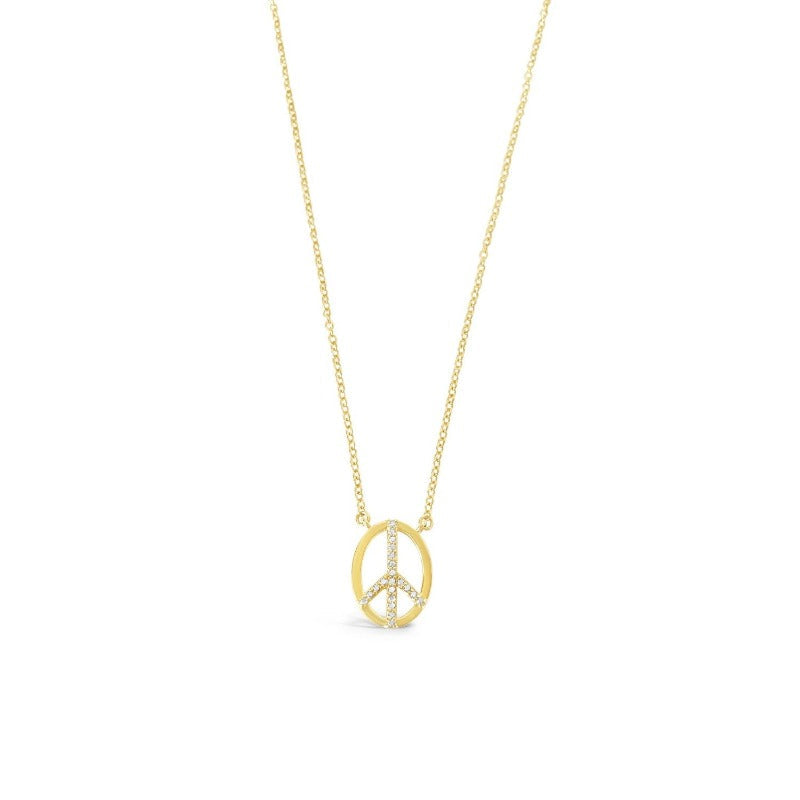 Peace Necklace in Gold