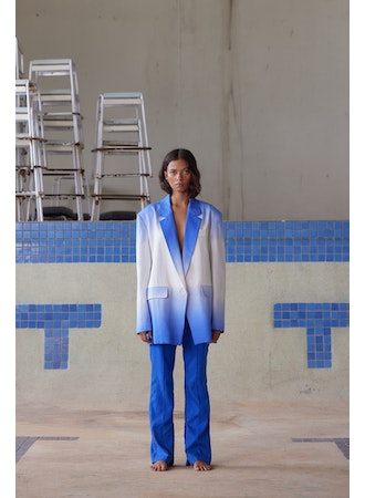Marlow Blazer in Blue Ombre