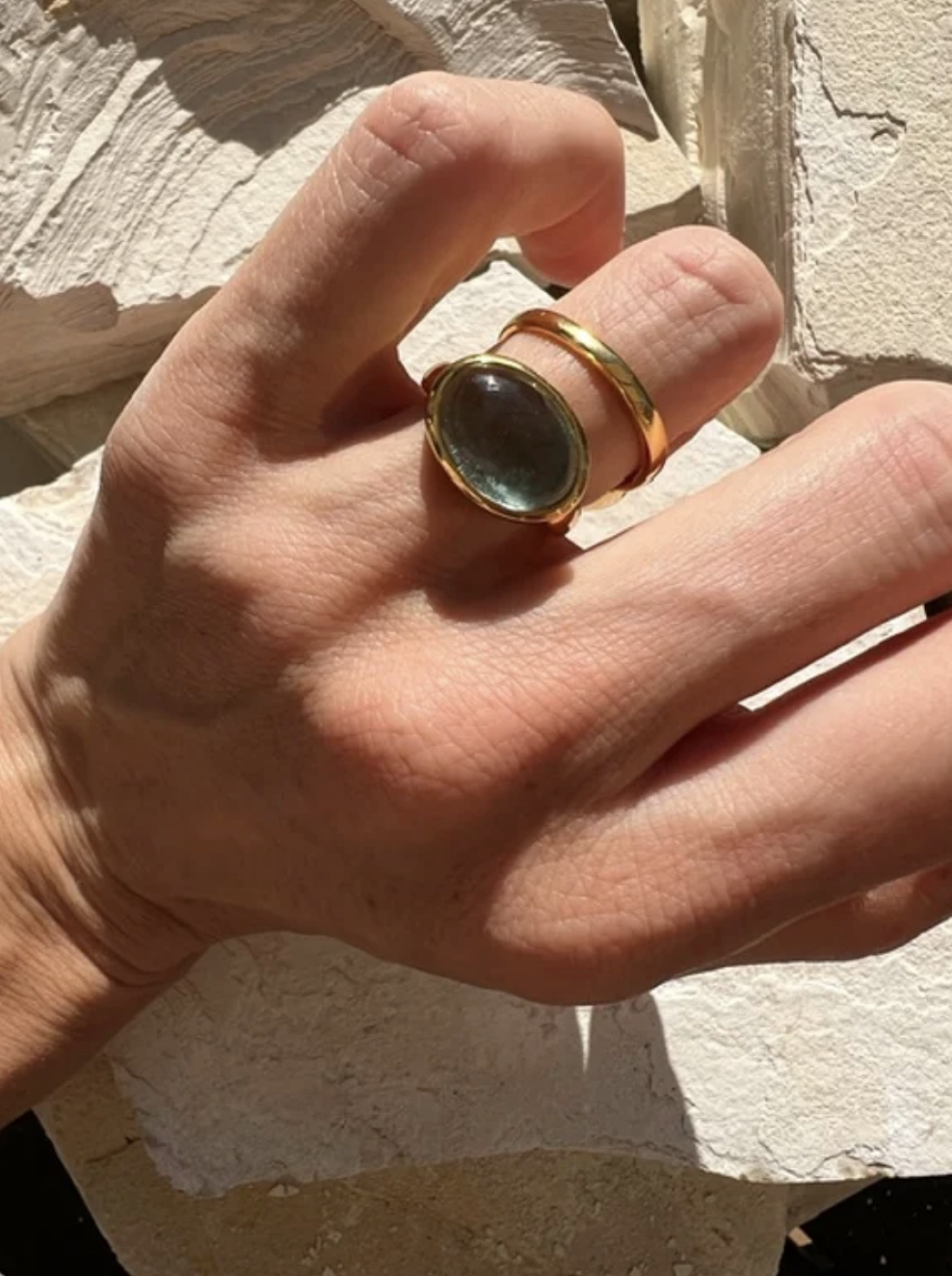 Sian Ring in Light Blue