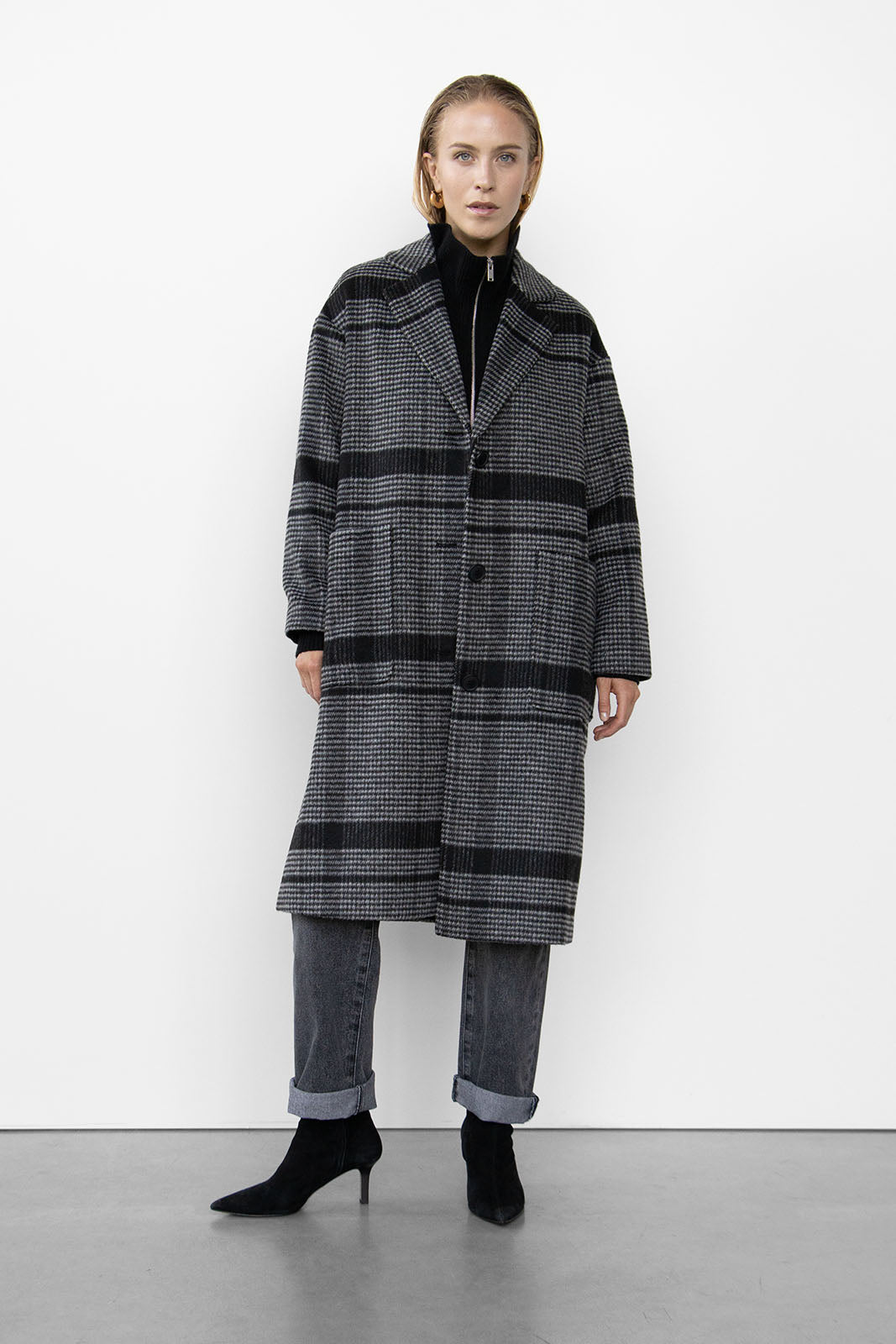 Alina Tailored Wool Coat