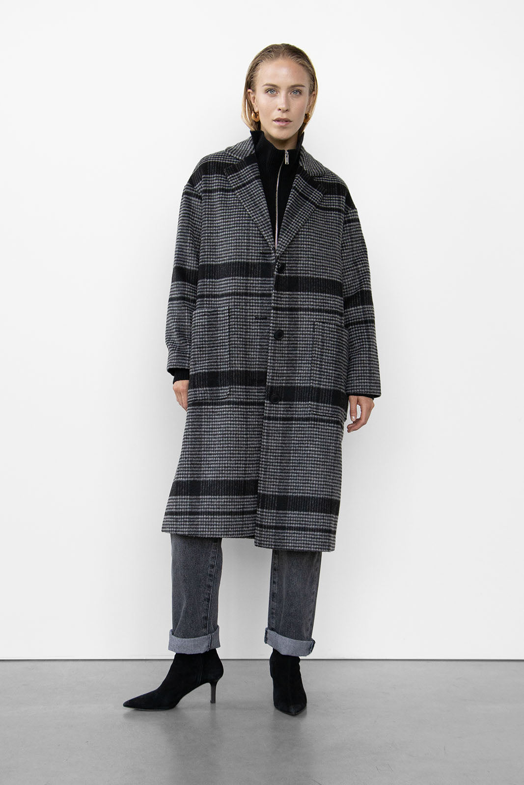 Alina Tailored Wool Coat