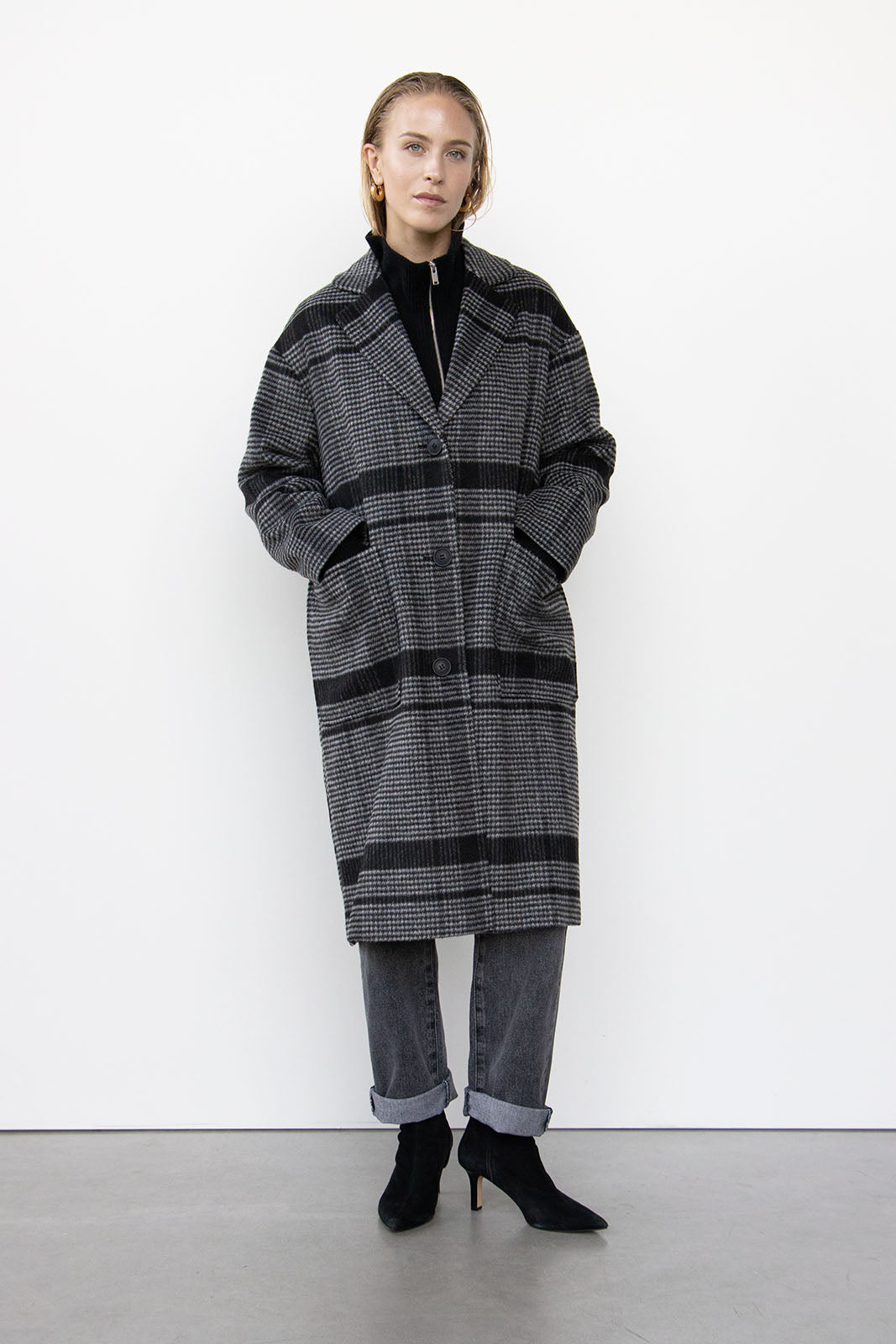 Alina Tailored Wool Coat