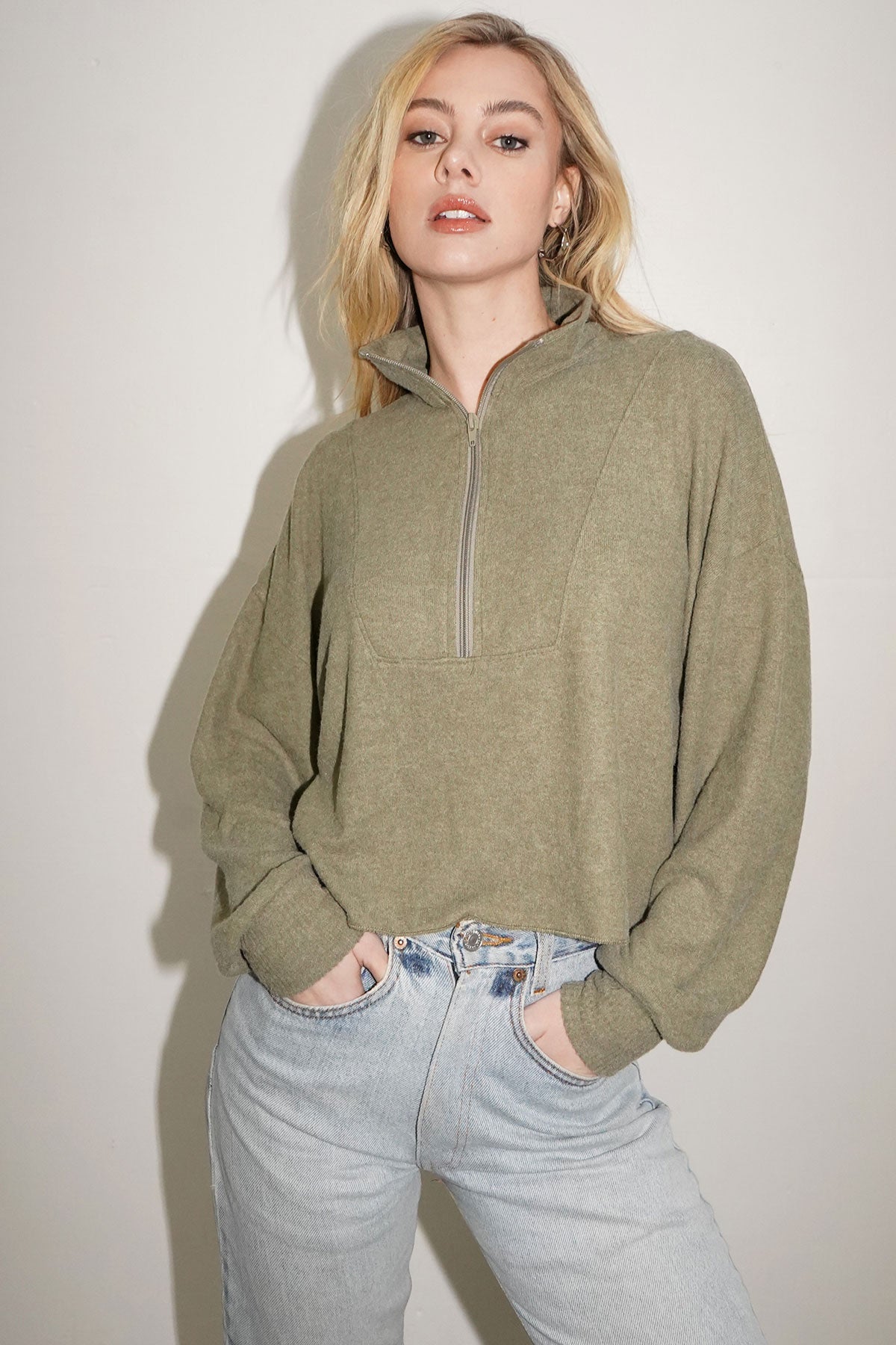 Felix Brushed Zip Up