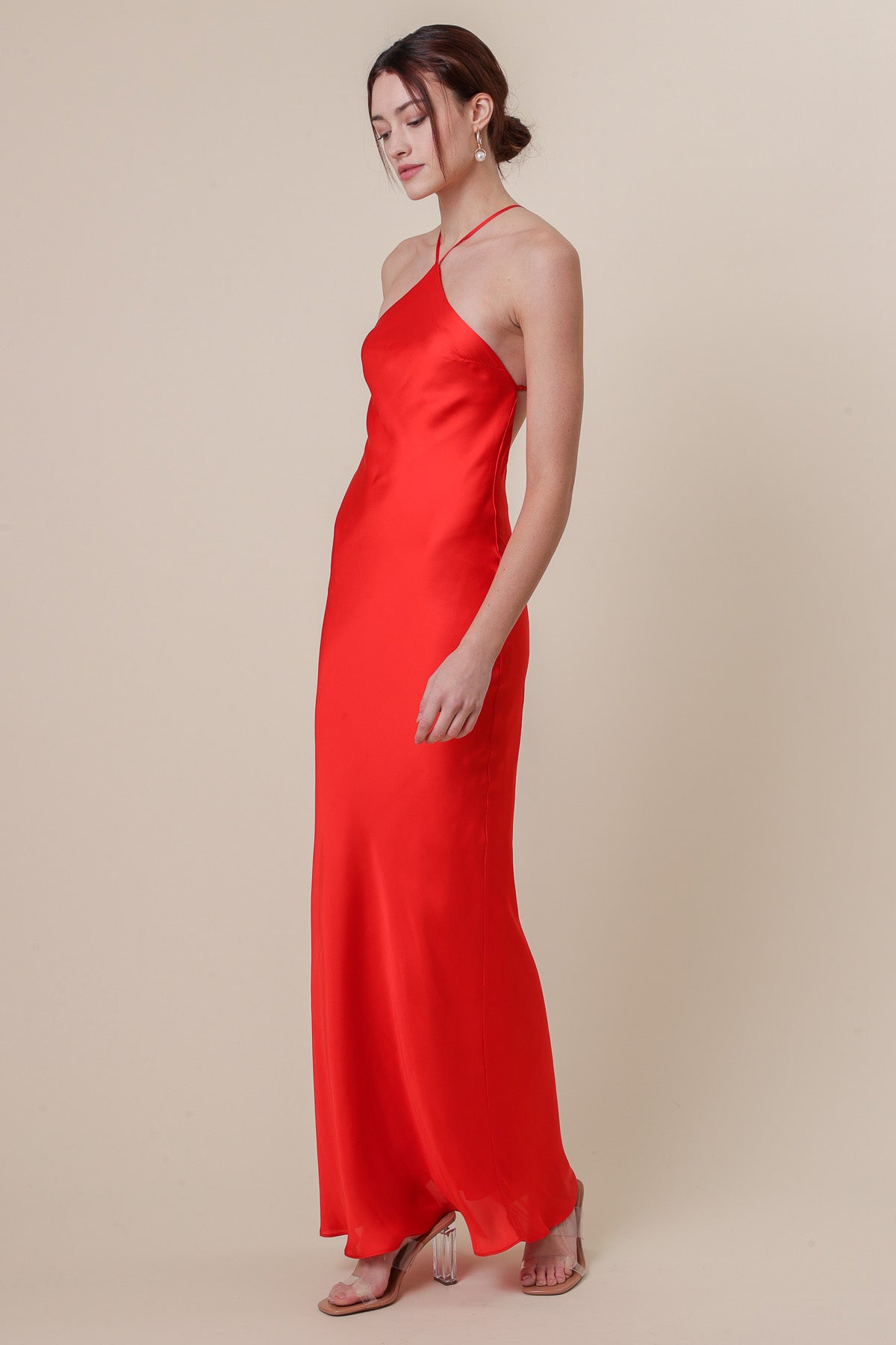 Kira Maxi Dress in Red