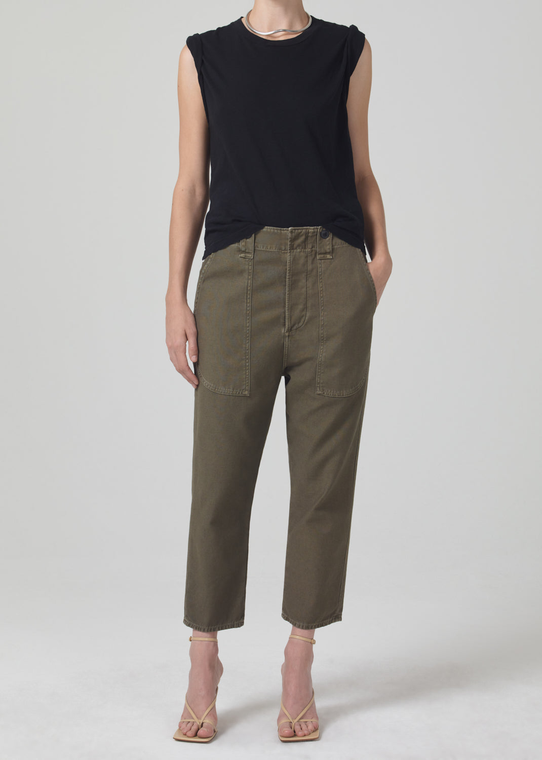 Pony Boy Utility Trouser in Tea Leaf
