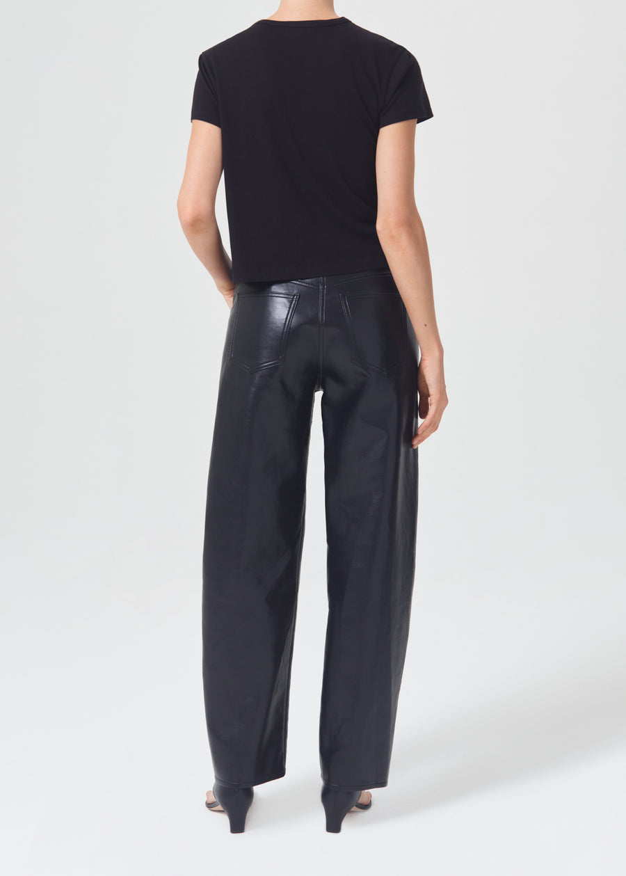 Drew Slouchy Tee in Black