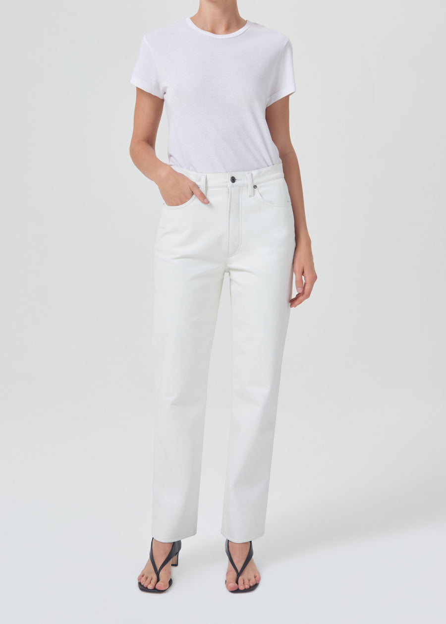 Drew Slouchy Tee in White