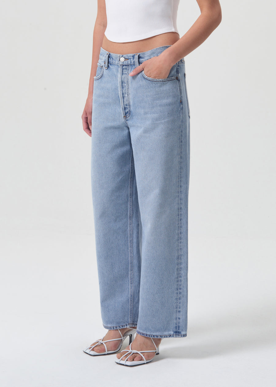 Low Slung Baggy Jean in Void