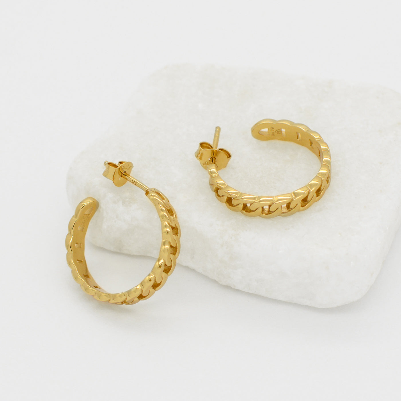 Havana Medium Hoop Earrings