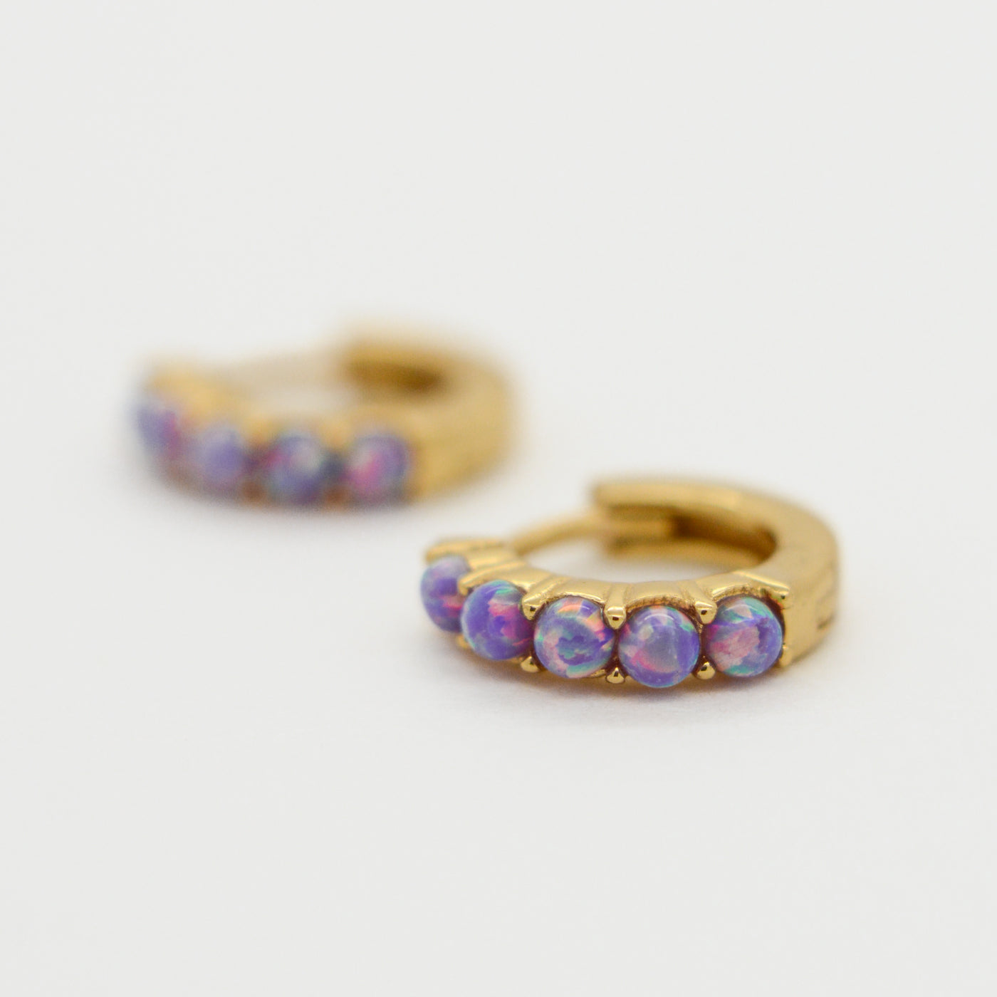 Cosmina Opal Small Huggie