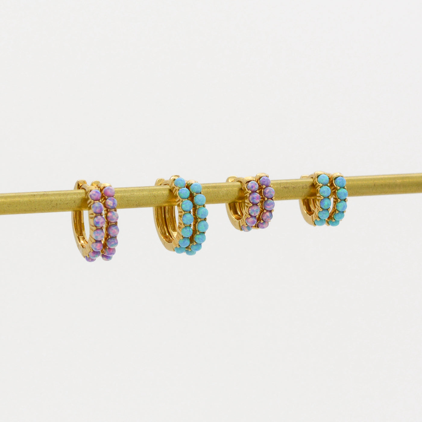 Cosmina Opal Medium Huggie
