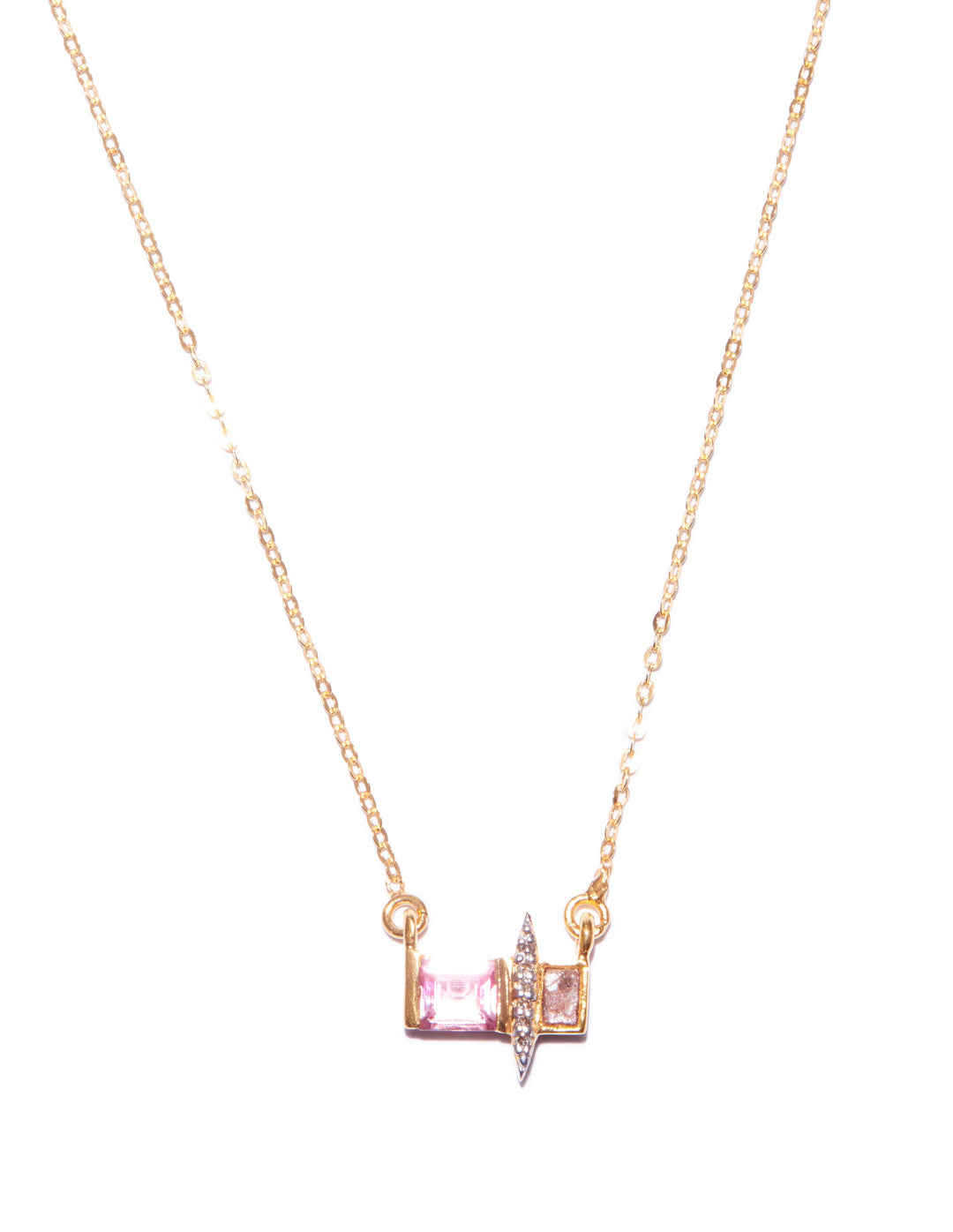 Cujas Pendant Necklace in Pink Tourmaline