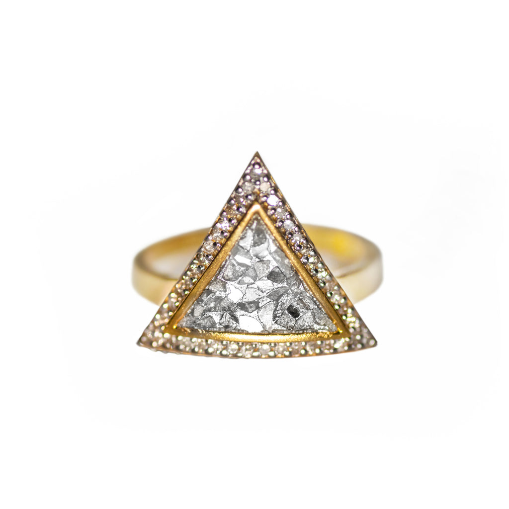 Daniela Champagne Diamond Ring in Gold