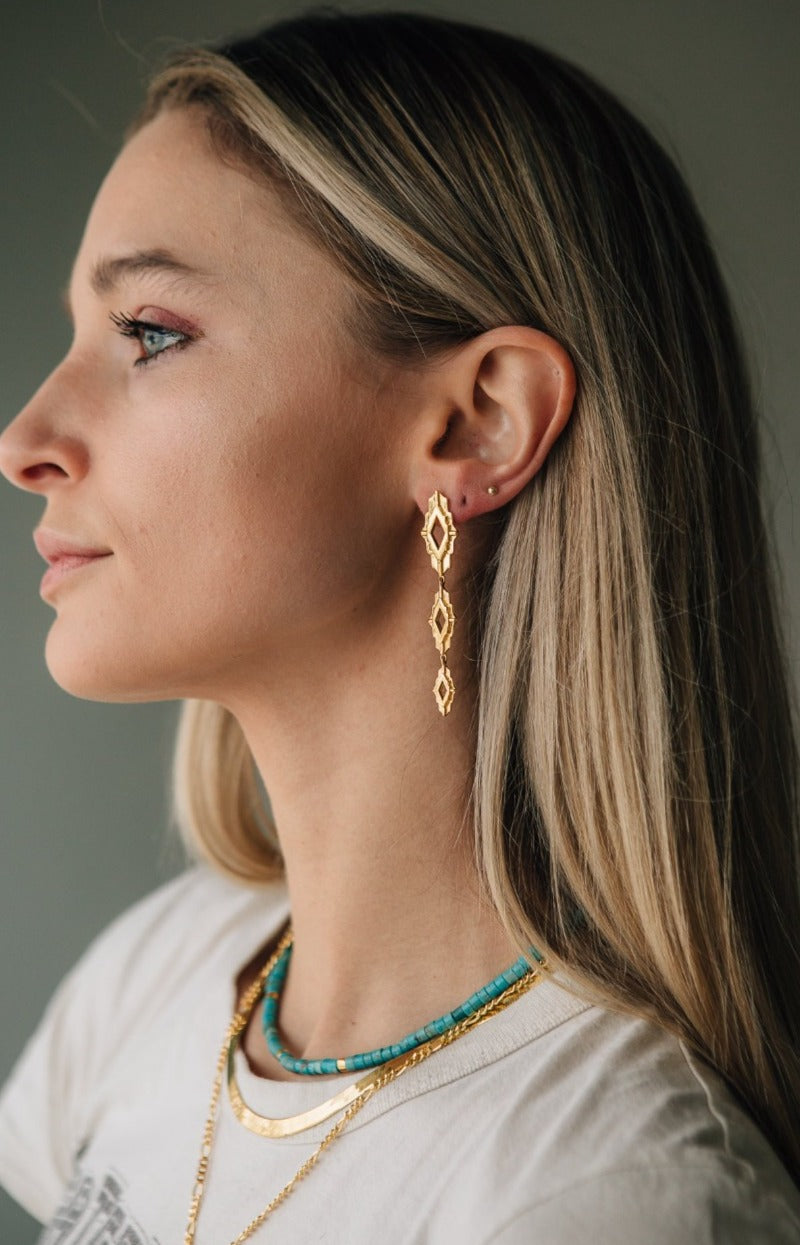 Astra Earrings in Gold