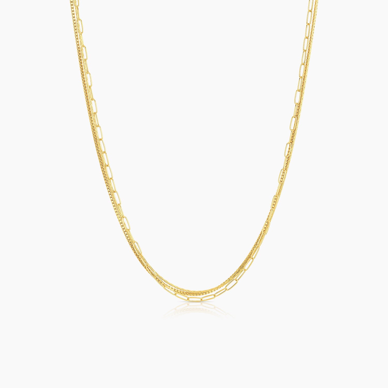 Rosalie Stacked Chain Necklace
