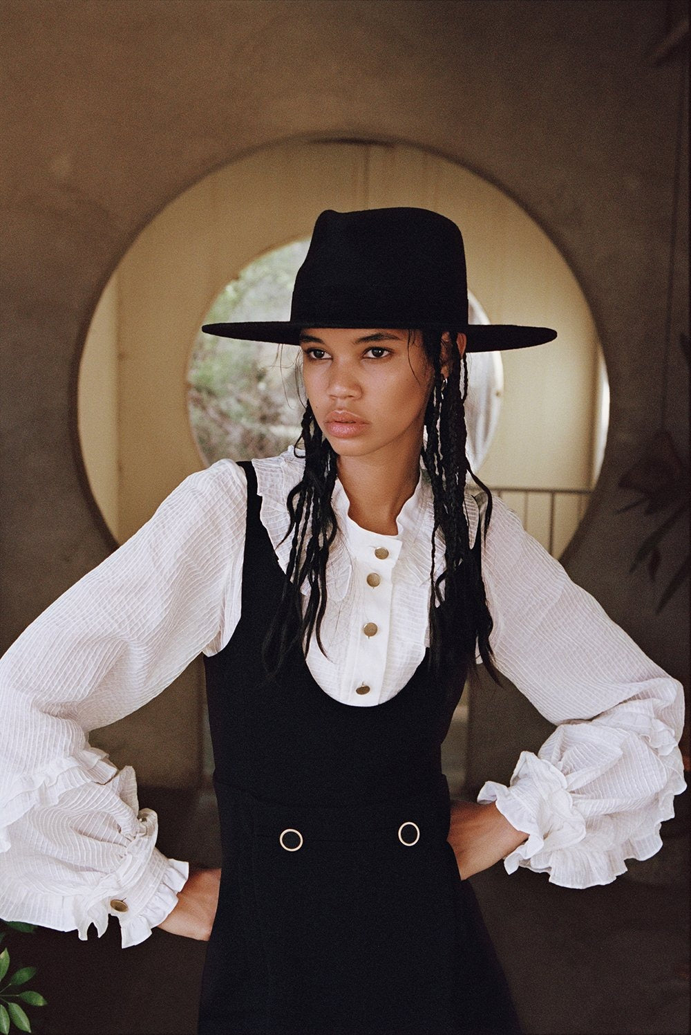 Mirage Hat in Black
