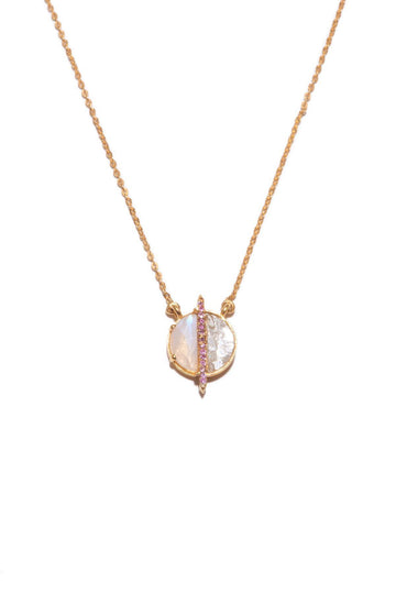 Elson Pendant Necklace in Moonstone