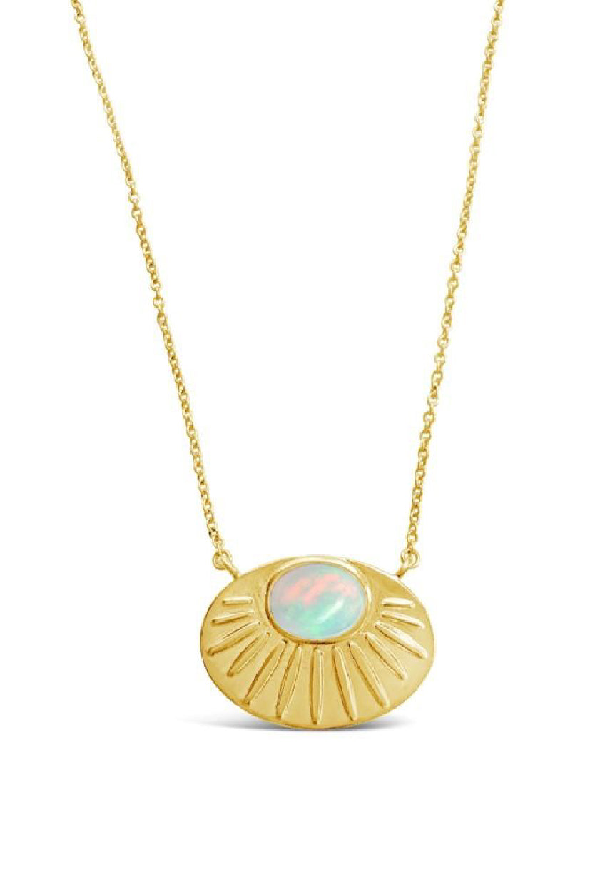 Solstice Necklace with Opal