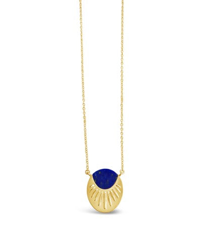 Solstice Necklace with Lapis