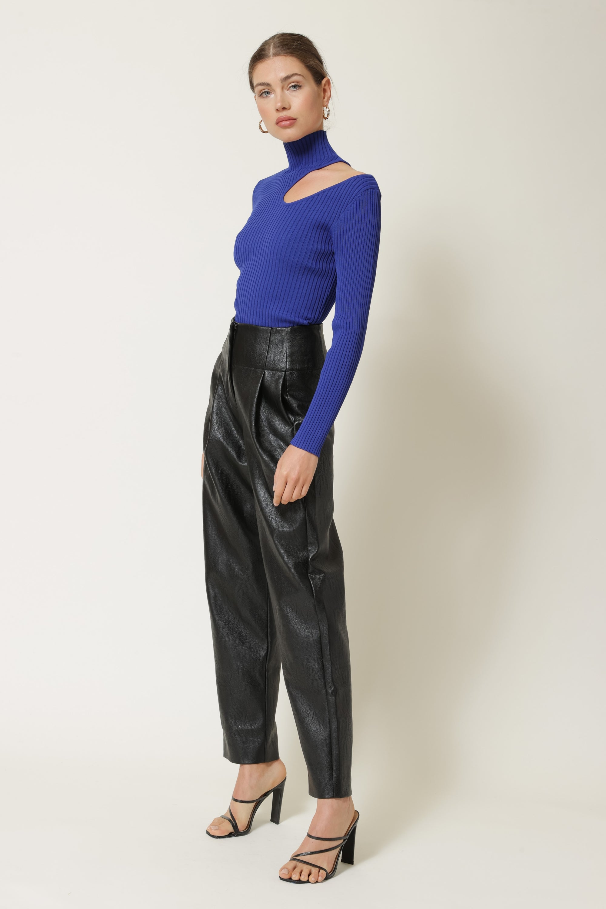 Nico Cutout Sweater in Royal Blue